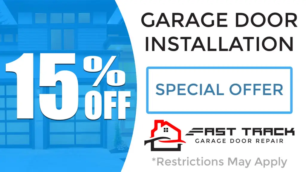 garage door installation coupon